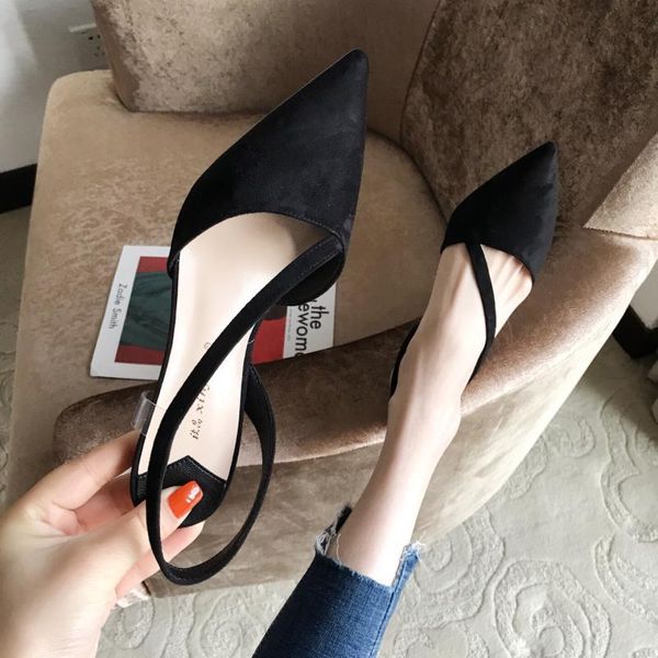 luxury dress shoes baotou sandals fairy style 2021 summer french girl thin heel pointed 18-year-old student high heels, Black
luxury dress shoes baotou sandals fairy style 2021 summer french girl thin heel pointed 18-year-old student high heels, Black
