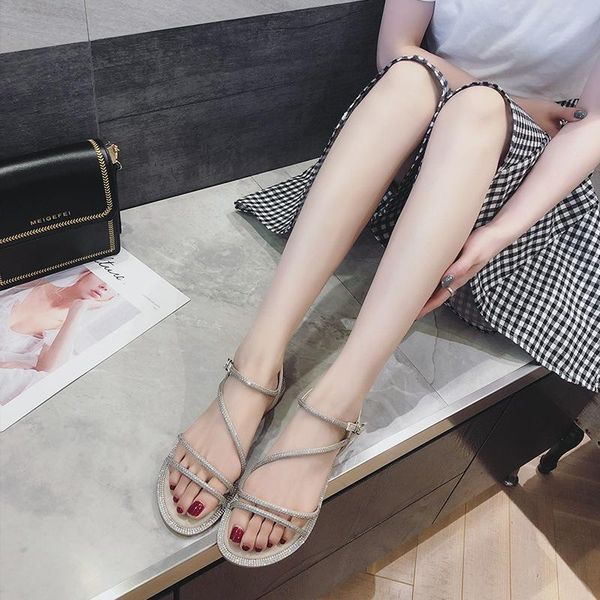 plus size rhinestone sandals women flat summer shoe woman flats fashion ladies vestidos casuales verano mujer, Black
plus size rhinestone sandals women flat summer shoe woman flats fashion ladies vestidos casuales verano mujer, Black