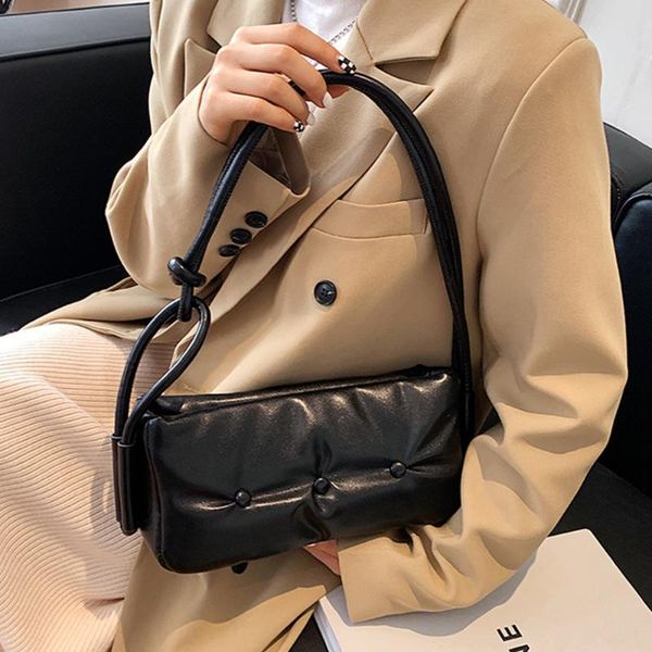 evening bags fashion soft pu handbag and purse designer rivet padded women shoulder bag brands knot handle underarm winter baguette 2021
evening bags fashion soft pu handbag and purse designer rivet padded women shoulder bag brands knot handle underarm winter baguette 2021