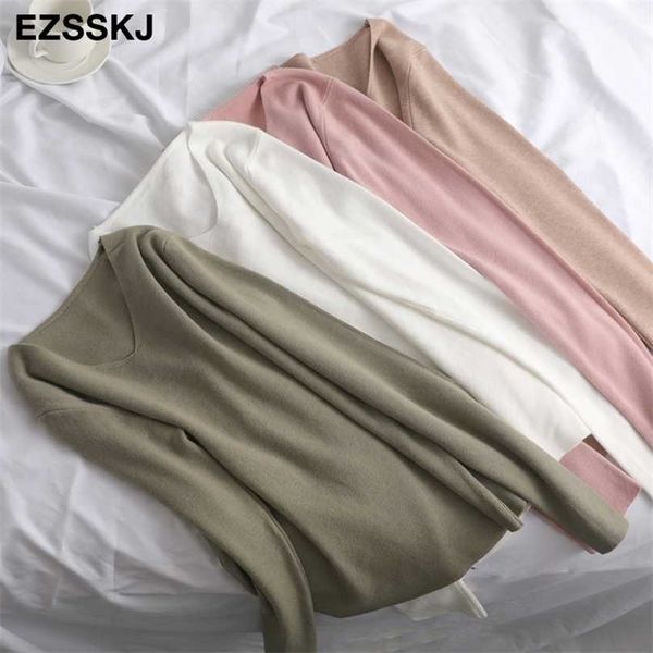 chic casual autumn winter basic v-neck sweater pullover loose knit pullover female long sleeve khaki 211011, White;black
chic casual autumn winter basic v-neck sweater pullover loose knit pullover female long sleeve khaki 211011, White;black