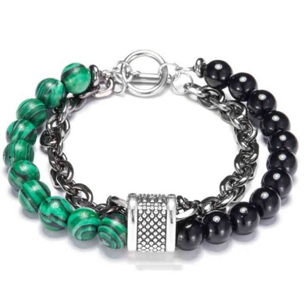 gyx fashion double layer ball beaded stainls steel ethnic amber stone men bead bracelet, Golden;silver
gyx fashion double layer ball beaded stainls steel ethnic amber stone men bead bracelet, Golden;silver