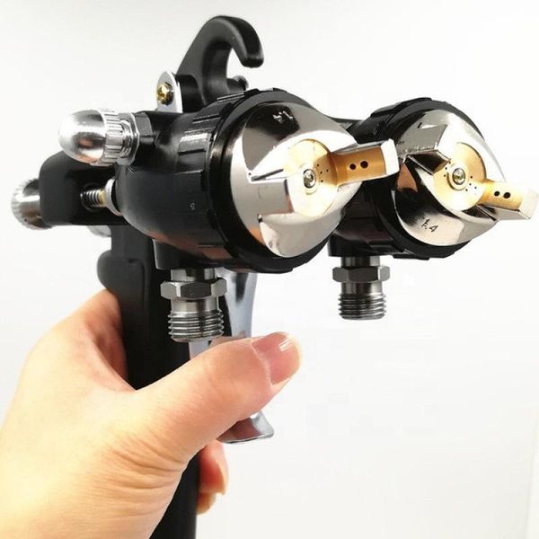 professional spray guns two-component gun nano chrome painting dual head pneumatic sprayer double nozzle
professional spray guns two-component gun nano chrome painting dual head pneumatic sprayer double nozzle