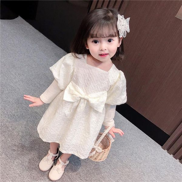 girl's dresses girl dress kids baby clothes 2021 bow spring summer toddler formal sport uniform dresses christmas cotton children cloth, Red;yellow
girl's dresses girl dress kids baby clothes 2021 bow spring summer toddler formal sport uniform dresses christmas cotton children cloth, Red;yellow