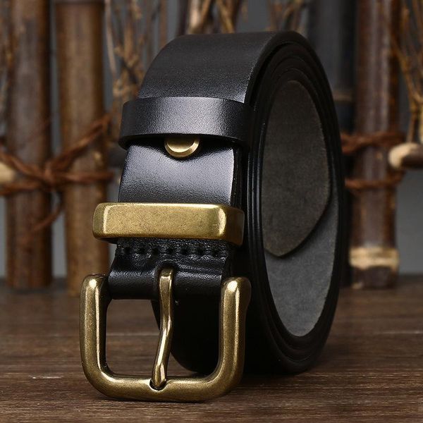 belts belt men's leather pure first layer cowhide copper buckle retro wild hand-made old pin jeans casual, Black;brown
belts belt men's leather pure first layer cowhide copper buckle retro wild hand-made old pin jeans casual, Black;brown