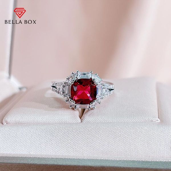cluster rings bella box luxury 925 sterling silver ring with round shape ruby gemstones open adjust size fine jewelry gift wholesale, Golden;silver
cluster rings bella box luxury 925 sterling silver ring with round shape ruby gemstones open adjust size fine jewelry gift wholesale, Golden;silver