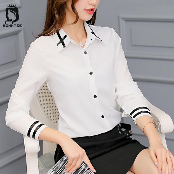 women's blouses & shirts fashion slim women shirt womens solid chiffon single breasted females female korean style breathable trendy la, White
women's blouses & shirts fashion slim women shirt womens solid chiffon single breasted females female korean style breathable trendy la, White