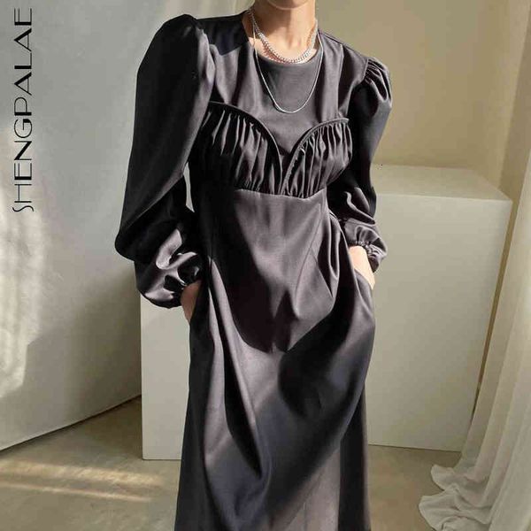 casual dresses elegant flods dress women's spring round neck loose long puff sleeve solid color mid-calf female 5c42 5lri, Black;gray
casual dresses elegant flods dress women's spring round neck loose long puff sleeve solid color mid-calf female 5c42 5lri, Black;gray