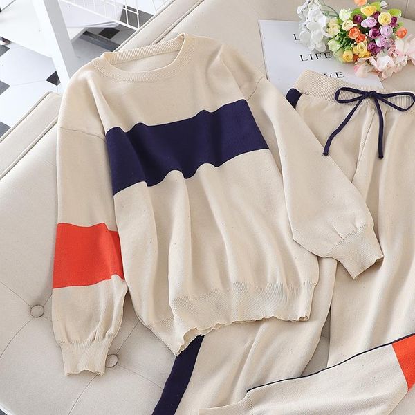 casual sports suit female womens tracksuits korean version of the loose autumn fashion foreign long sleeved knitted two, Gray
casual sports suit female womens tracksuits korean version of the loose autumn fashion foreign long sleeved knitted two, Gray