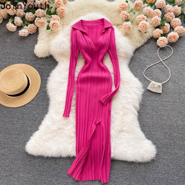 casual dresses joinyouth korean chic turn down collar knitted dress women autumn waist bodycon vestidos long-sleeve stretch split, Black;gray
casual dresses joinyouth korean chic turn down collar knitted dress women autumn waist bodycon vestidos long-sleeve stretch split, Black;gray