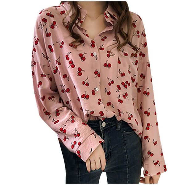 sweet style cherry printed blouse women shirts long sleeve loose plus size blusas 2021 casual shirt ladies tunic female women's blouse, White
sweet style cherry printed blouse women shirts long sleeve loose plus size blusas 2021 casual shirt ladies tunic female women's blouse, White