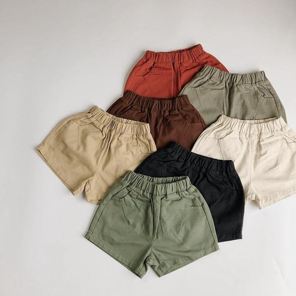 shorts summer children wear boy baby and girl pants solid color cotton 1-6 year old children's leisure basic bottoms, Black
shorts summer children wear boy baby and girl pants solid color cotton 1-6 year old children's leisure basic bottoms, Black