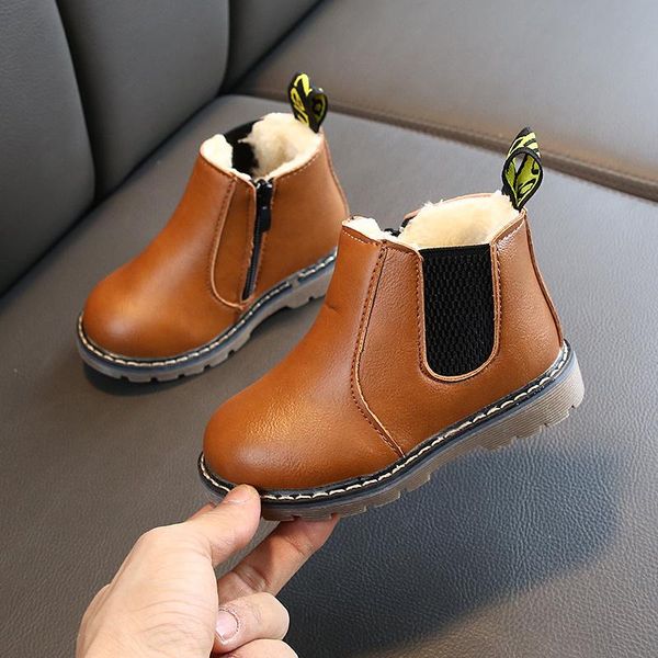 boots retro children' plush warm winter casual shoes fashion leather soft antislip girls sport running 21-30, Black;grey
boots retro children' plush warm winter casual shoes fashion leather soft antislip girls sport running 21-30, Black;grey