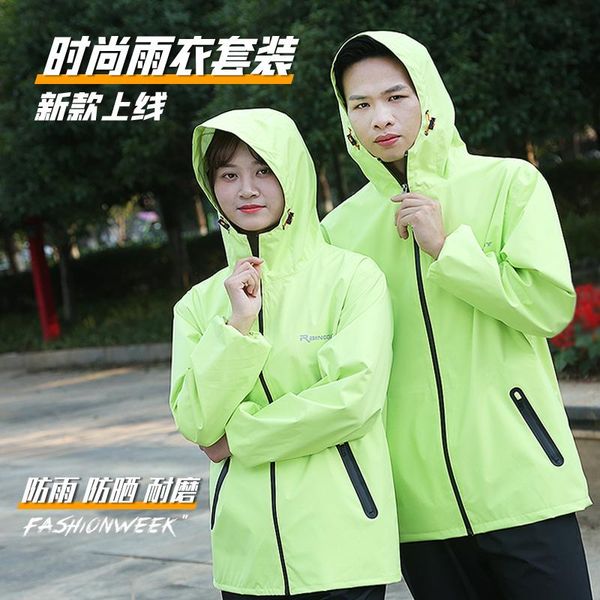 raincoats lightweight hooded raincoat suit outdoor on foot rain pants split gorro lluvia household merchandises ef50rc 
raincoats lightweight hooded raincoat suit outdoor on foot rain pants split gorro lluvia household merchandises ef50rc