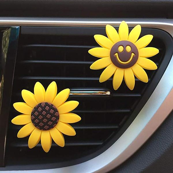 car air freshener 2pcs vehicle sunflower outlet vent clip conditioner interior perfume last long time
car air freshener 2pcs vehicle sunflower outlet vent clip conditioner interior perfume last long time