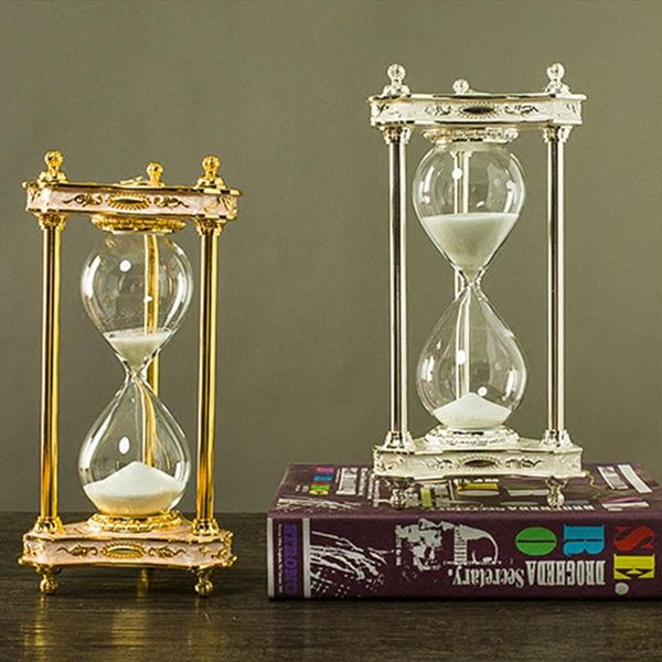 europe hourglass timer 30min clock sand metal+glass decorative hourglasses for home/office decoration a07-1 other clocks & accessories
europe hourglass timer 30min clock sand metal+glass decorative hourglasses for home/office decoration a07-1 other clocks & accessories
