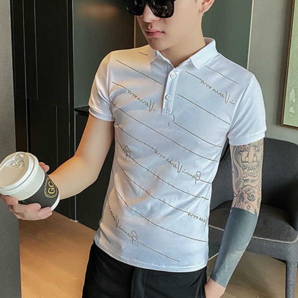 summer polo shirts men short sleeve slim fit shirts black white business casual polo lapel tee male clothing 210527, White;black
summer polo shirts men short sleeve slim fit shirts black white business casual polo lapel tee male clothing 210527, White;black