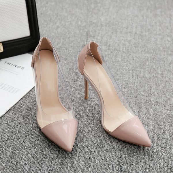 dress shoes dwayne womens high heels pointed toe single transparent splice nude color heel stiletto female pumps wedding, Black
dress shoes dwayne womens high heels pointed toe single transparent splice nude color heel stiletto female pumps wedding, Black