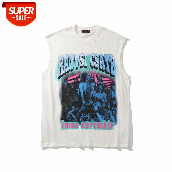 european and american characters print sleeveless t-shirt men's high street round neck vest summer flow loose compassionate shirt #vi4l, White;black
european and american characters print sleeveless t-shirt men's high street round neck vest summer flow loose compassionate shirt #vi4l, White;black