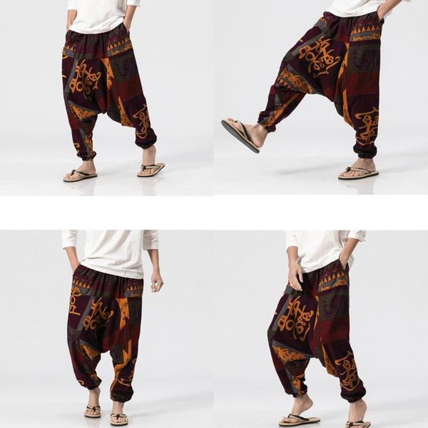 men's pants men's harem cotton linen festival baggy boho trousers retro gypsy comfortable men, Black
men's pants men's harem cotton linen festival baggy boho trousers retro gypsy comfortable men, Black