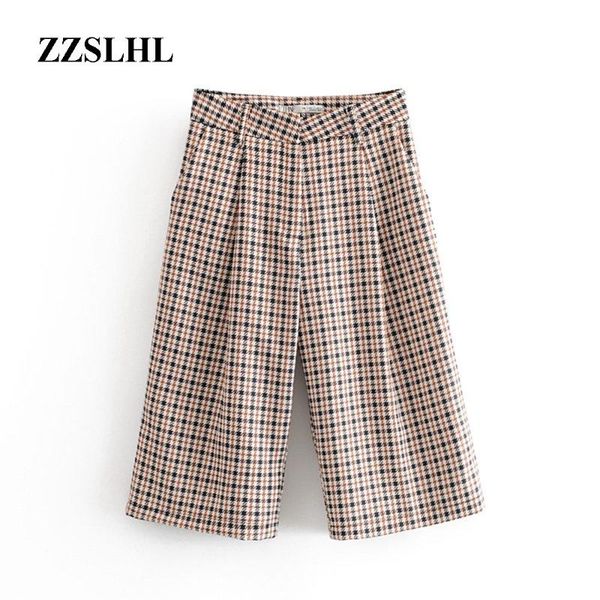 this season women's fashionable all-around high waist long shorts thousand bird pattern casual pleated decorative short, White;black
this season women's fashionable all-around high waist long shorts thousand bird pattern casual pleated decorative short, White;black