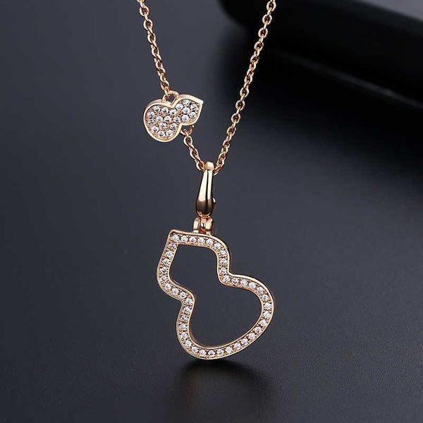 chaowang red ins hollow out double gourd necklace sier kirin pendant simple temperament pendant with diamond clavicle chain, Silver
chaowang red ins hollow out double gourd necklace sier kirin pendant simple temperament pendant with diamond clavicle chain, Silver