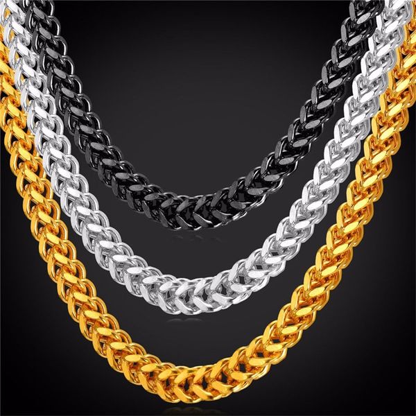 collare chain necklace men stainless steel gold/black color link chain wholesale hippie men jewelry n2601 432 q2, Silver
collare chain necklace men stainless steel gold/black color link chain wholesale hippie men jewelry n2601 432 q2, Silver