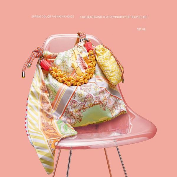 evening bags firmranch women's stylish color smooth silk print design two-sided large capacity shoulder underarm knot weaving scarf hob
evening bags firmranch women's stylish color smooth silk print design two-sided large capacity shoulder underarm knot weaving scarf hob