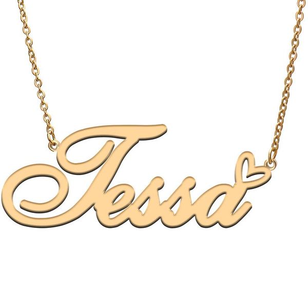 pendant necklaces tessa love heart name necklace personalized gold plated stainless steel collar for women girls friends birthday wedding gi, Silver
pendant necklaces tessa love heart name necklace personalized gold plated stainless steel collar for women girls friends birthday wedding gi, Silver