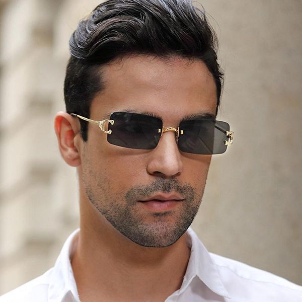 sunglasses maricr fashion red rectangular rimless mens designer shades large bar metal uv400 blue glasses womens, White;black
sunglasses maricr fashion red rectangular rimless mens designer shades large bar metal uv400 blue glasses womens, White;black