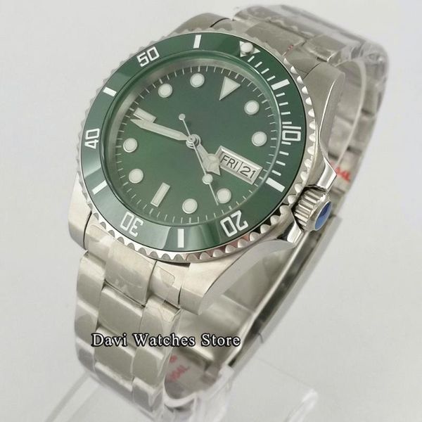 wristwatches 40mm green dial ceramic bezel sterile luxury classic watches for men waterproof watch automatic nh36a movement, Slivery;brown
wristwatches 40mm green dial ceramic bezel sterile luxury classic watches for men waterproof watch automatic nh36a movement, Slivery;brown