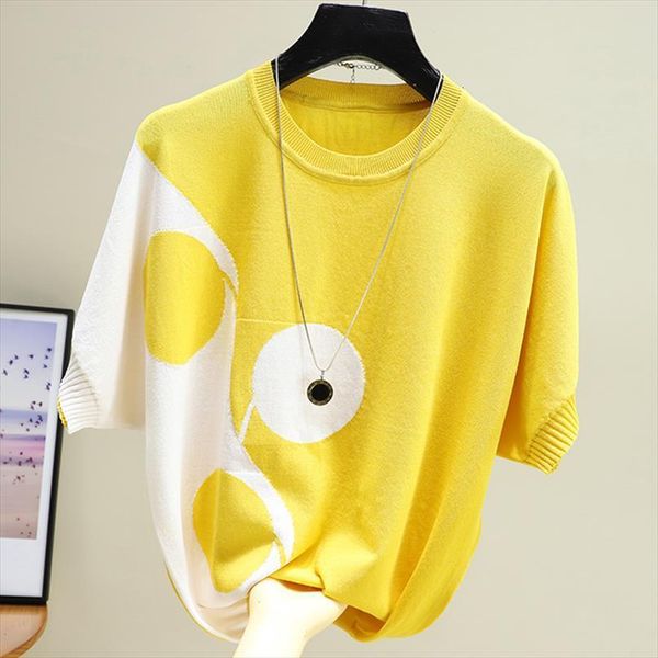 hit the color thin summer womens sweater women knitted elastic short sleeve fashion woman clothes pullovers femme, White;black
hit the color thin summer womens sweater women knitted elastic short sleeve fashion woman clothes pullovers femme, White;black