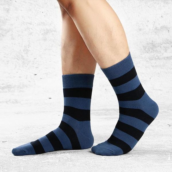 men autumn winter pair cotton socks striped fashion japanese style sports mkj038 men's, Black
men autumn winter pair cotton socks striped fashion japanese style sports mkj038 men's, Black