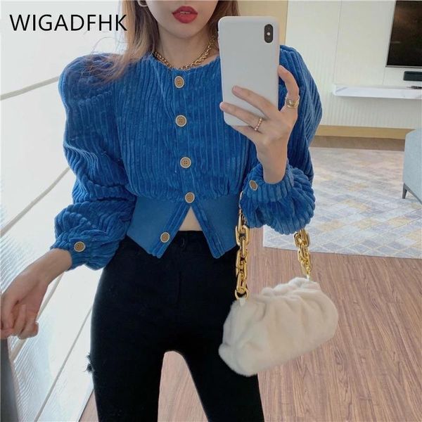 women's jackets fashionr jacket women 2021 spring fashion corduroy outwear single breasted solid puff sleeve crop elegant coats autumn, Black;brown
women's jackets fashionr jacket women 2021 spring fashion corduroy outwear single breasted solid puff sleeve crop elegant coats autumn, Black;brown