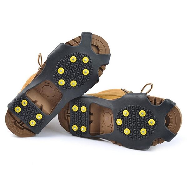 pair 10 studs anti-skid snow ice climbing shoe spikes grips cleats crampons winter anti slip shoes cover s m l xl cords, slings and webbing
pair 10 studs anti-skid snow ice climbing shoe spikes grips cleats crampons winter anti slip shoes cover s m l xl cords, slings and webbing