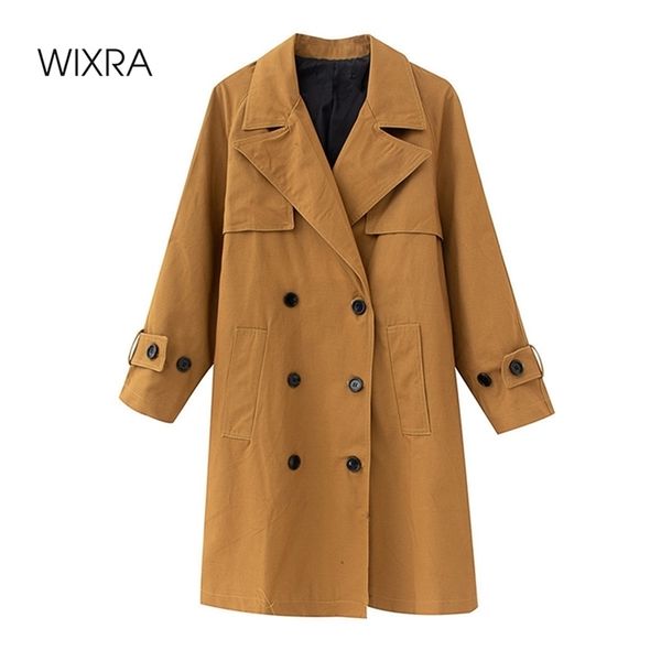 wixra women trench autumn winter women's fashion wide-waisted casual ladies office wear classic coats 210419, Black;gray
wixra women trench autumn winter women's fashion wide-waisted casual ladies office wear classic coats 210419, Black;gray