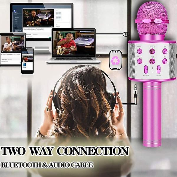 wireless karaoke bluetooth microphone handheld speaker ktv stable for kids player transmission home p3j7 microphones
wireless karaoke bluetooth microphone handheld speaker ktv stable for kids player transmission home p3j7 microphones