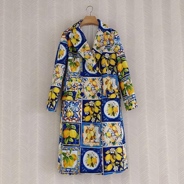 women's wool & blends autumn designer beading overcoat italy style floral print double-breasted vintage coat a575, Black
women's wool & blends autumn designer beading overcoat italy style floral print double-breasted vintage coat a575, Black