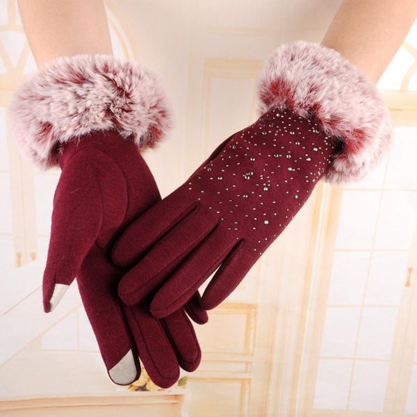 sports gloves 1pair fashion winter womens outdoor sport warm cycling motorcycle lovely cotton high quality, Black
sports gloves 1pair fashion winter womens outdoor sport warm cycling motorcycle lovely cotton high quality, Black