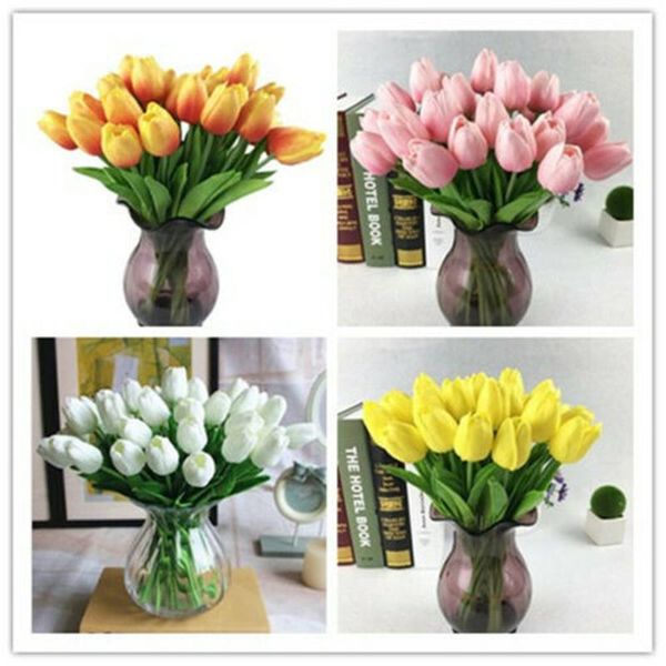 decorative flowers & wreaths 10x artificial tulips flower real touch pu wedding party bridal home decoration
decorative flowers & wreaths 10x artificial tulips flower real touch pu wedding party bridal home decoration