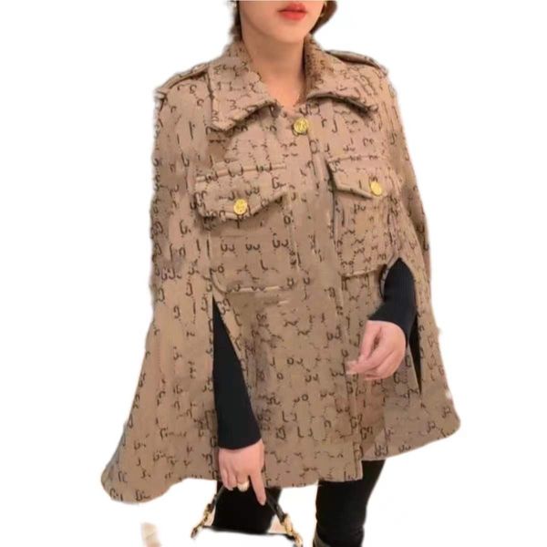 2021 new autumn and winter jackets woolen shawl cloak coat female old flower is thin, fashionable, atmospheric windbreaker jacquard women�, Black;brown
2021 new autumn and winter jackets woolen shawl cloak coat female old flower is thin, fashionable, atmospheric windbreaker jacquard women�, Black;brown