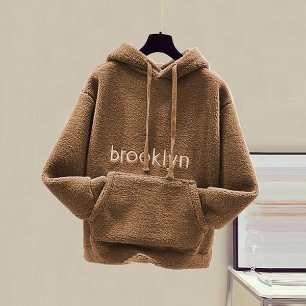 hoodies women new winter thick warm cashmere solid hooded sweatshirt fleece casual letter hoodies, Black
hoodies women new winter thick warm cashmere solid hooded sweatshirt fleece casual letter hoodies, Black
