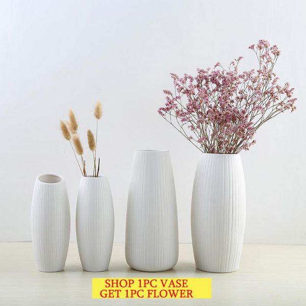 vases european simple white ceramic vase nordic home flower inserter modern creative house living room decorations
vases european simple white ceramic vase nordic home flower inserter modern creative house living room decorations