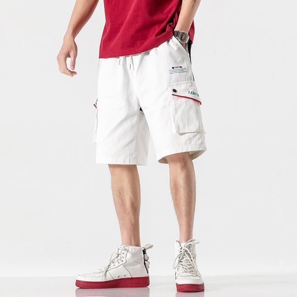 men's cargo shorts streetwear hip hop men casual multi pockets baggy male summer patchwork color m-5xl white black
men's cargo shorts streetwear hip hop men casual multi pockets baggy male summer patchwork color m-5xl white black