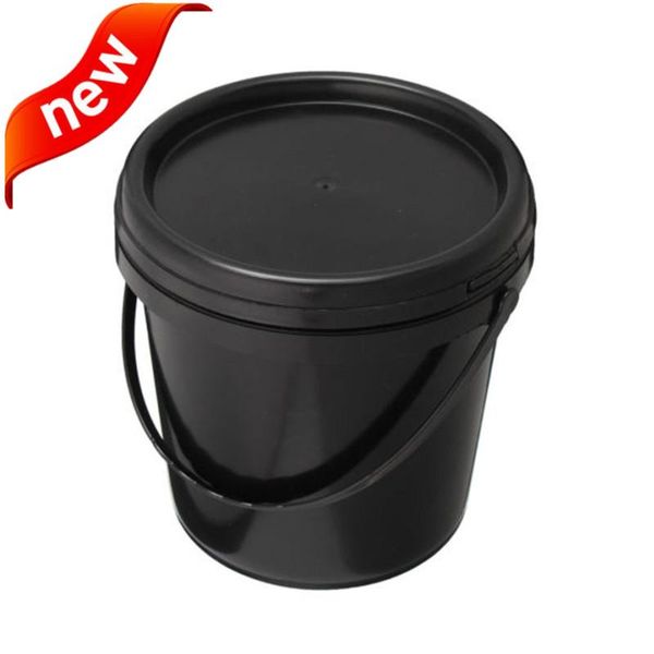 waste bins portable black plastic pail paint bucket carry handle container with lid 5l
waste bins portable black plastic pail paint bucket carry handle container with lid 5l