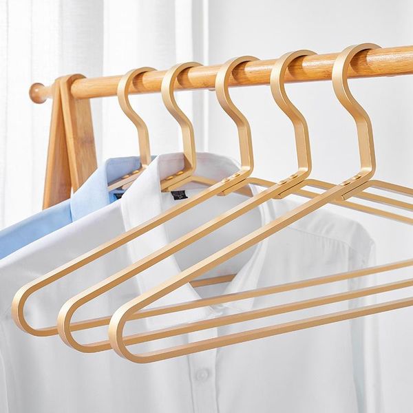hangers & racks space aluminum alloy drying rack home hanging non-slip non-marking clothes