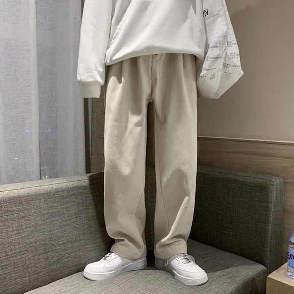 spring corduroy casual korean women pants fashion loose solid color straight men streetwear hip hop wide leg, Black
spring corduroy casual korean women pants fashion loose solid color straight men streetwear hip hop wide leg, Black