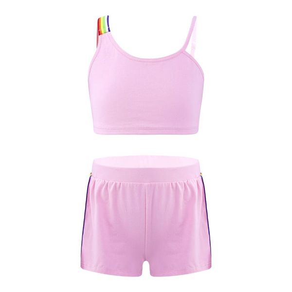 stage wear kids girls gymnastics workout sports outfits ballet dance sets sleeveless crop tank with shorts pants, Black;red
stage wear kids girls gymnastics workout sports outfits ballet dance sets sleeveless crop tank with shorts pants, Black;red