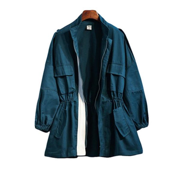 women's trench coats 2021 windbreaker autumn winter plus size female coat drawstring oversize long women n558, Tan;black
women's trench coats 2021 windbreaker autumn winter plus size female coat drawstring oversize long women n558, Tan;black
