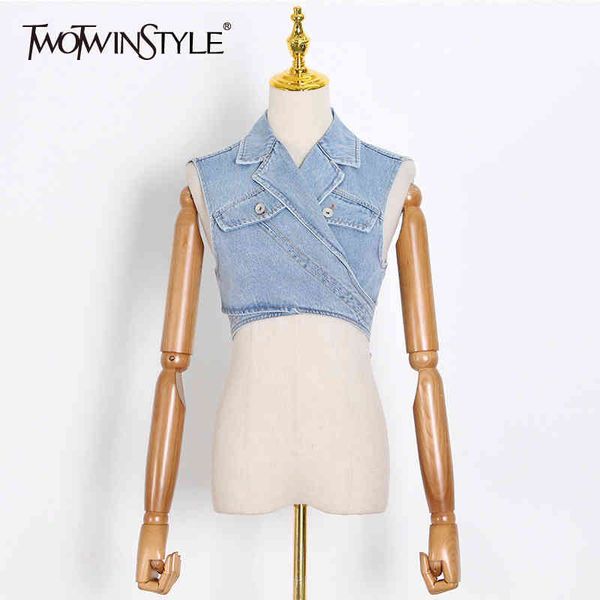 cross hollow out denim jacket for women lapel sleeveless casual short female summer fashion clothes 210524, Black;brown
cross hollow out denim jacket for women lapel sleeveless casual short female summer fashion clothes 210524, Black;brown
