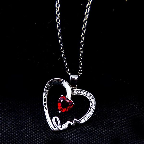 fashion simple peach heart carving i love you mom pendant exquisite women's inlay zircon necklace charm women mother's day gift ne, Silver
fashion simple peach heart carving i love you mom pendant exquisite women's inlay zircon necklace charm women mother's day gift ne, Silver